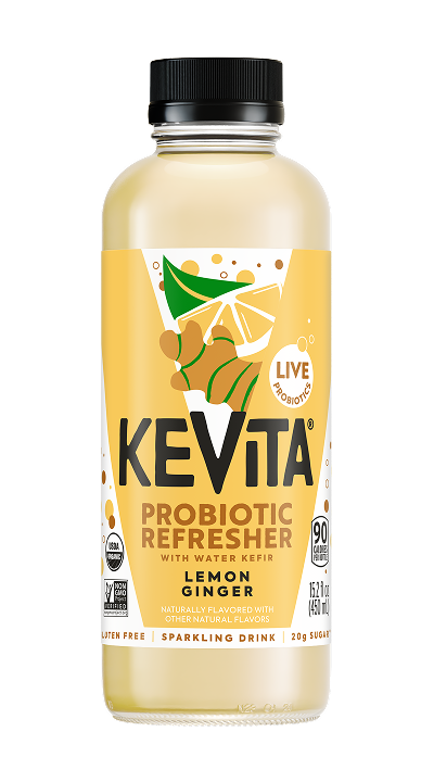 Sparkling Probiotic Drink Mojita Lime Mint Coconut Bottle Image