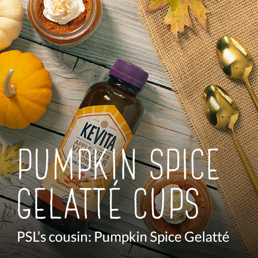 Pumpkin Spice Gelatte Cups