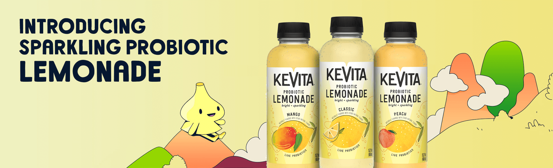 Introducing Sparkling Probiotic Lemonades